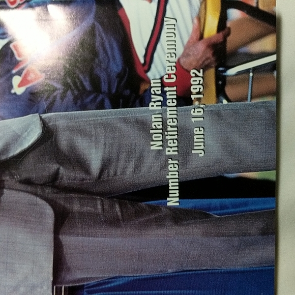 Nolan Ryan Special Salute Magazine - Picture 3 of 7